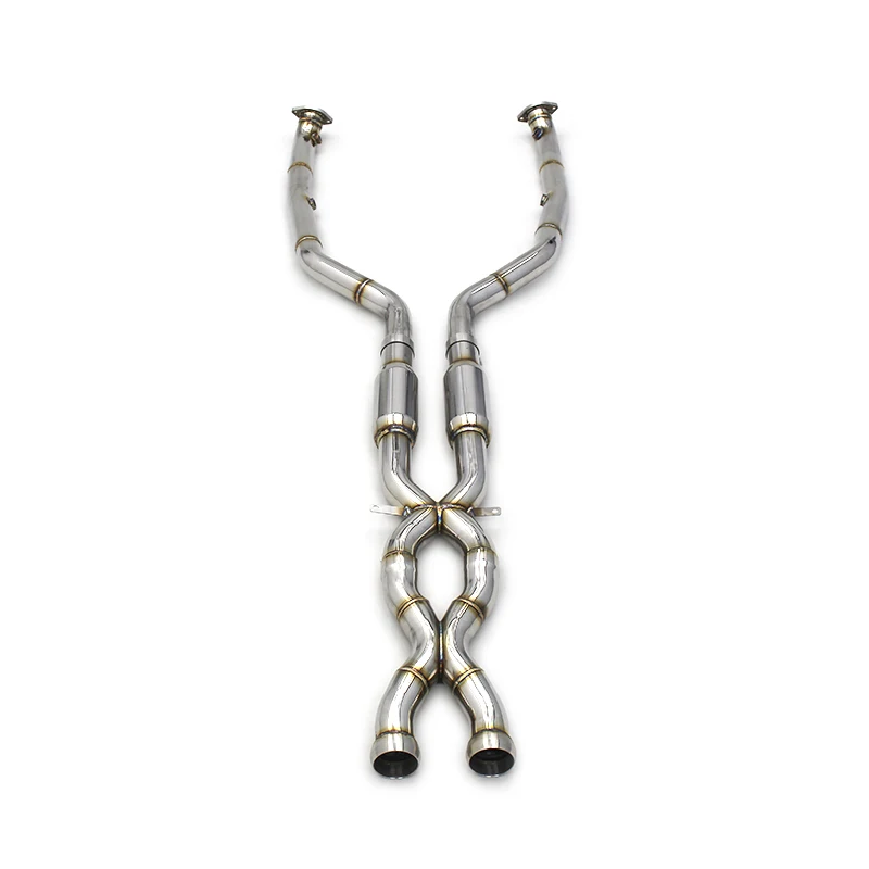 

New Custom Ready to Ship Stainless Steel Tuning Exhaust Mid Pipe Straight Header for M3 E92 V8 4.0L 2008-2013