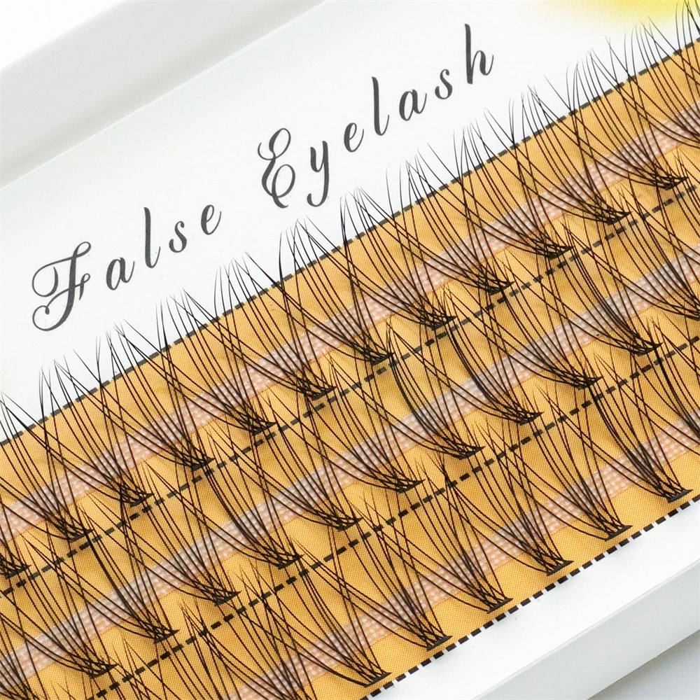 رموش صناعية ناعمة ذات عيون كبيرة طبيعية 1 صندوق 60 مجموعات مكياج شخصي جماعي لعب الأدوار رموش صناعية