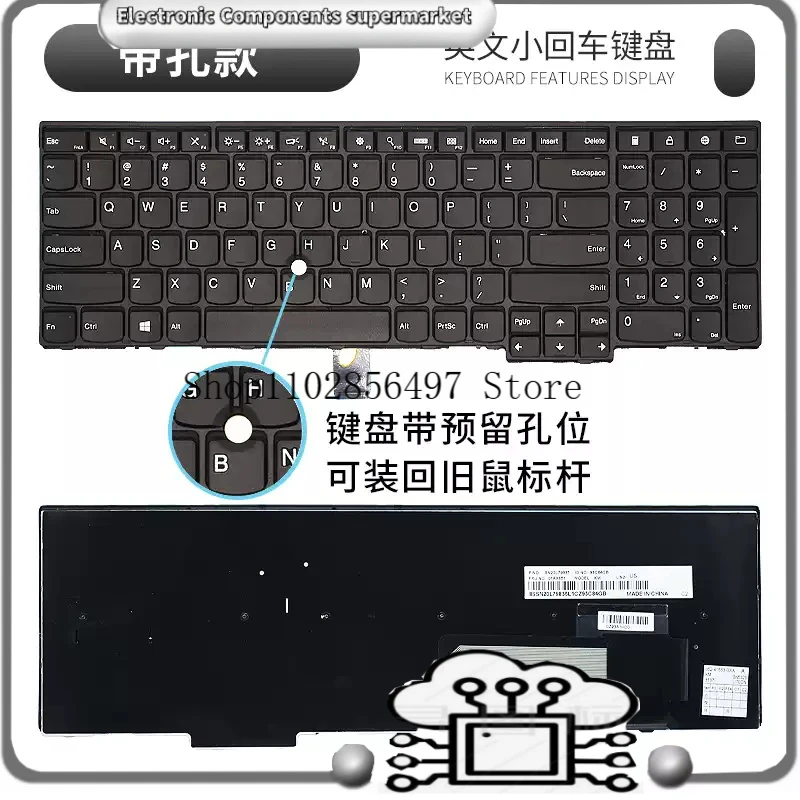 For Lenovo ThinkPad T540P/E531/E540/L540/W540/W541/T550 | US Layout | Brand New Original Backlit Keyboard