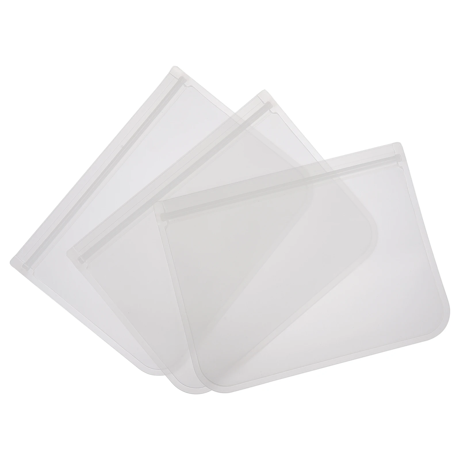 

Reusable Food Storage Bags PEVA Material Eco Friendly Sealed Strip Kitchen Bags Housewarming Gifts Child Grocery Food