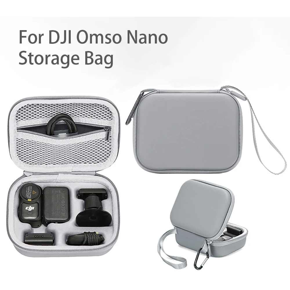 

Подходит для сумки для хранения DJI Osmo Nano, совместимая с экшн-камерой DJI Nano, полный набор, портативная ручная сумка