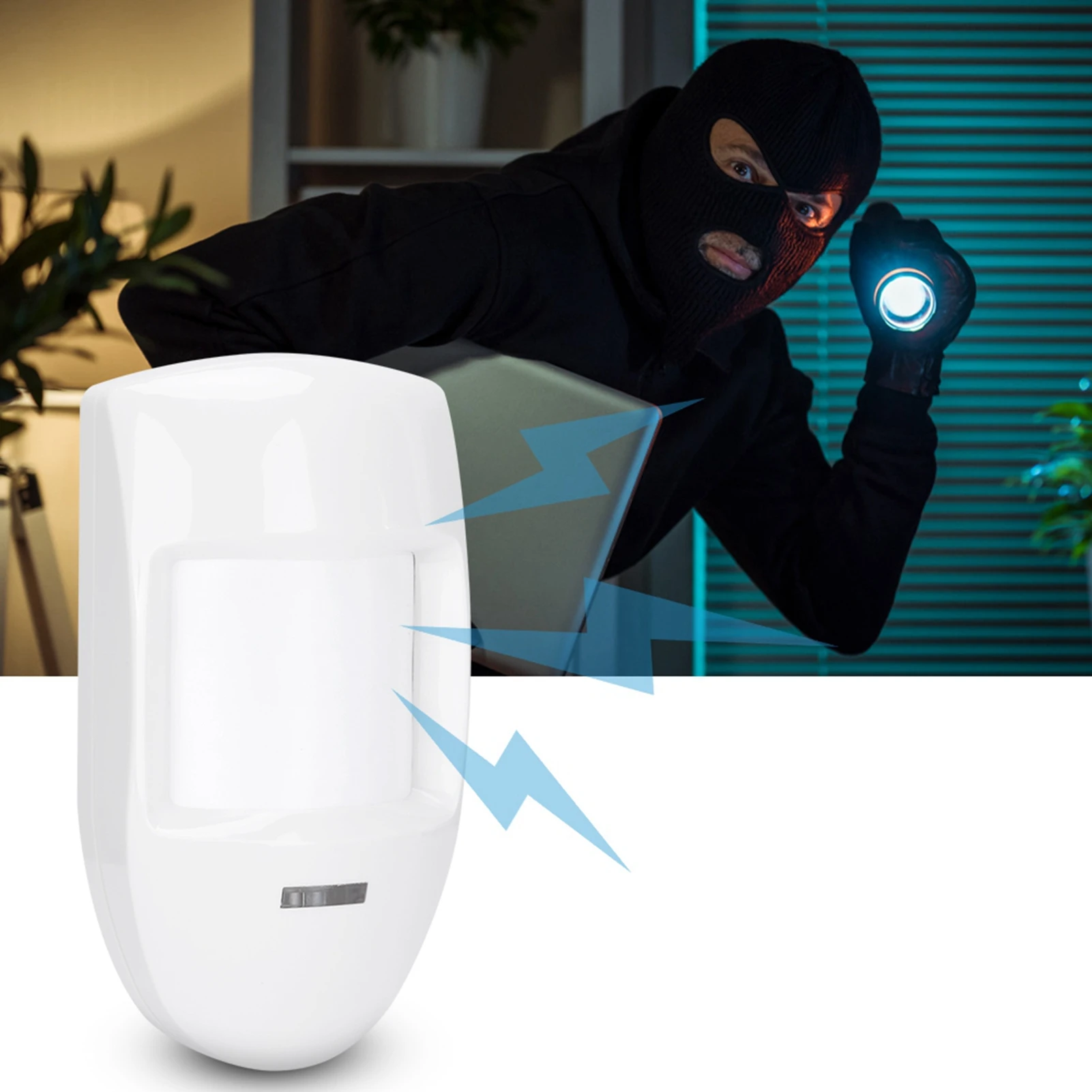 zk30 12V Wired Dual PIR Motion Sensor Infrared Detector Warning Alarm Relay Home Security System