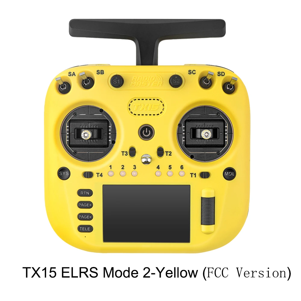 Pre-Order Radiomaster TX15 3,5 inch IPS touchscreen radiocontroller ExpressLRS V5.0 Hall Gimbal ingebouwde gyromicrofoon