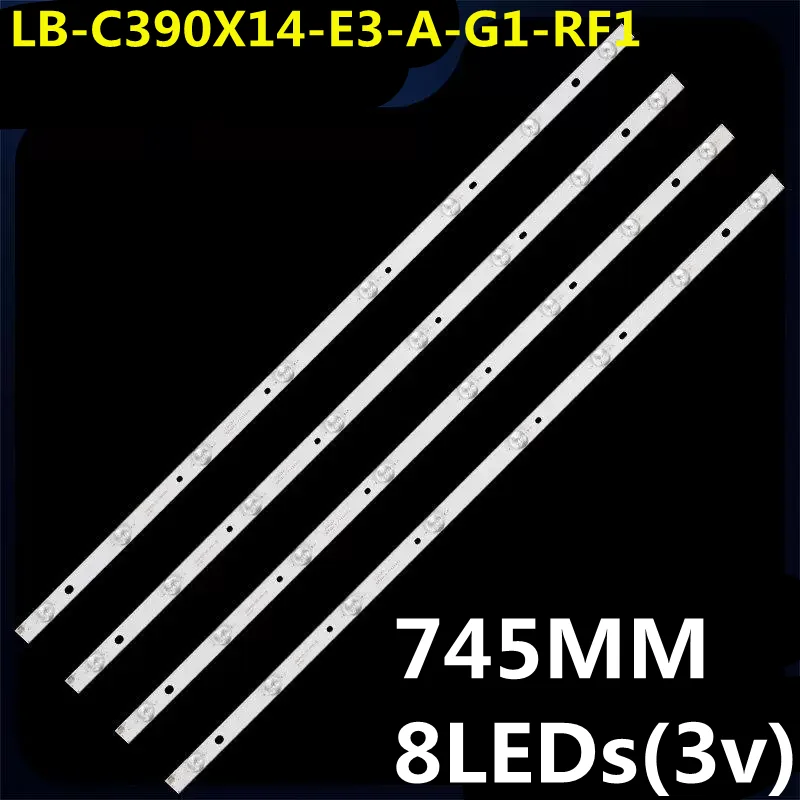 LED Backlight Strip For LB-C390X14-E3-A-G1-RF1  SET1RF-AC390E32-0801S-03 39D3F 39D2000N 39D2060G 39CE2210 LED39D7200 LED39D3000I