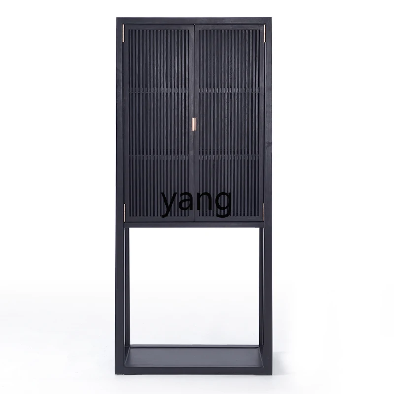 

LH New Chinese Decorative Cabinet Zen Solid Wood Display Cabinet Shelf High Cabinet Floor-to-ceiling Household Furniture