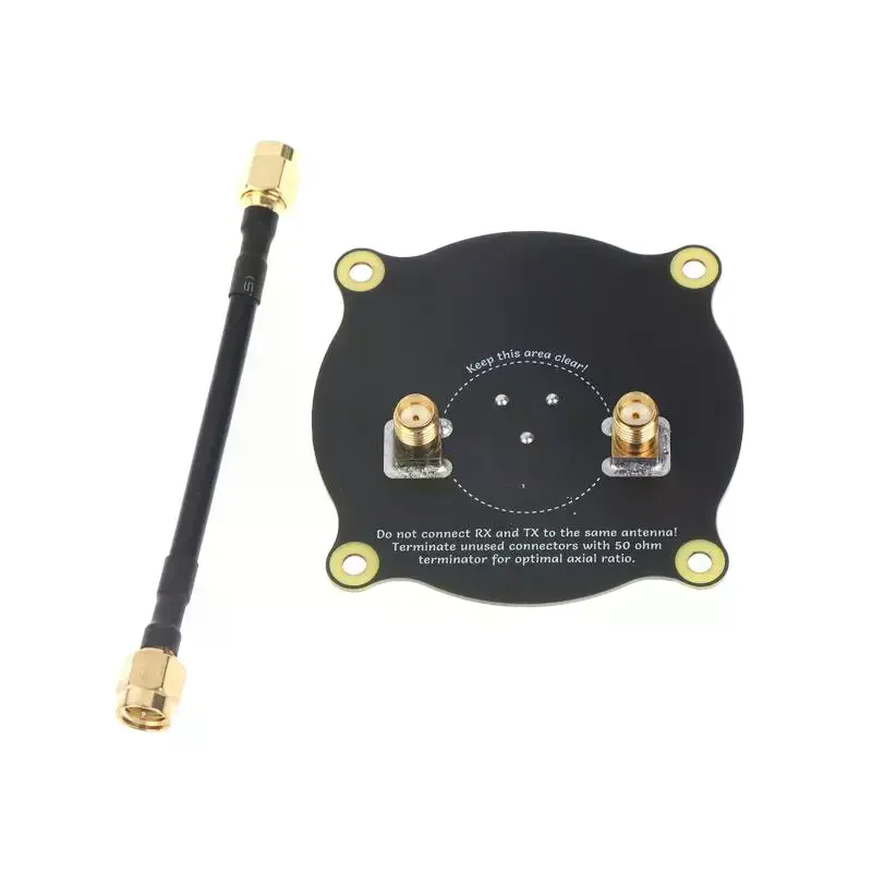 SMA/RP SMA directional circular antenna 5.8GHz three feed patch antenna, suitable for RC FPV Fatshark goggles drone