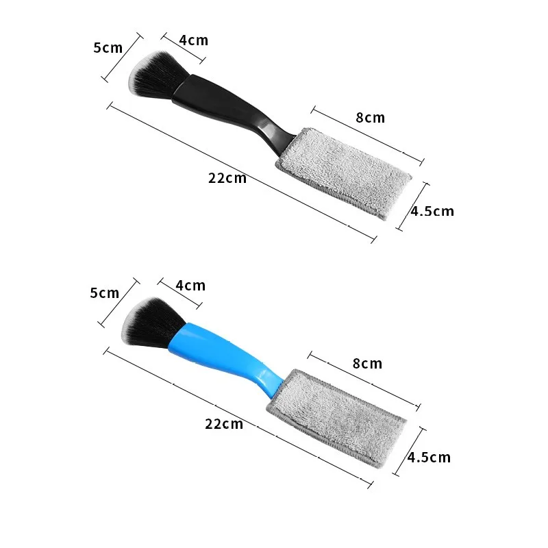 Car Cleaning Tools Air Conditioning Air Outlet Cleaning Dust Removal Soft Brush Multifunctional Auto Detailing Interior Tool