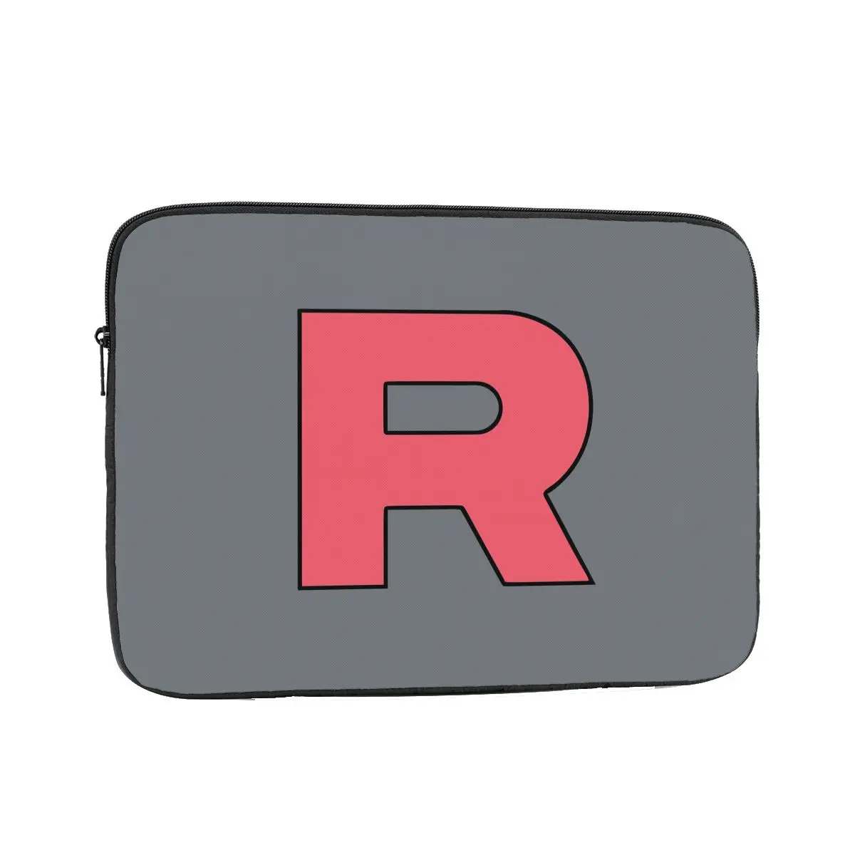 Letter R Team Rocket Logo Notebook Laptop Bag Case Pouch 10 12 13 15 17 Inch For Macbook Air Pro Tablet Shockproof Case Bag