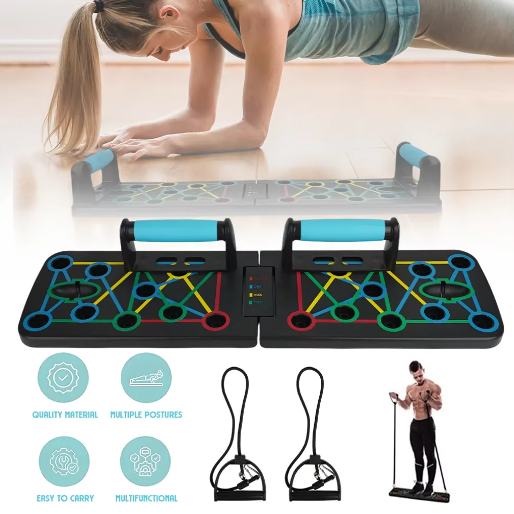 多機能エクササイズボード 肩、腕、背中、腹部、胸部のトレーニ - Push Up Board のレビューと価格