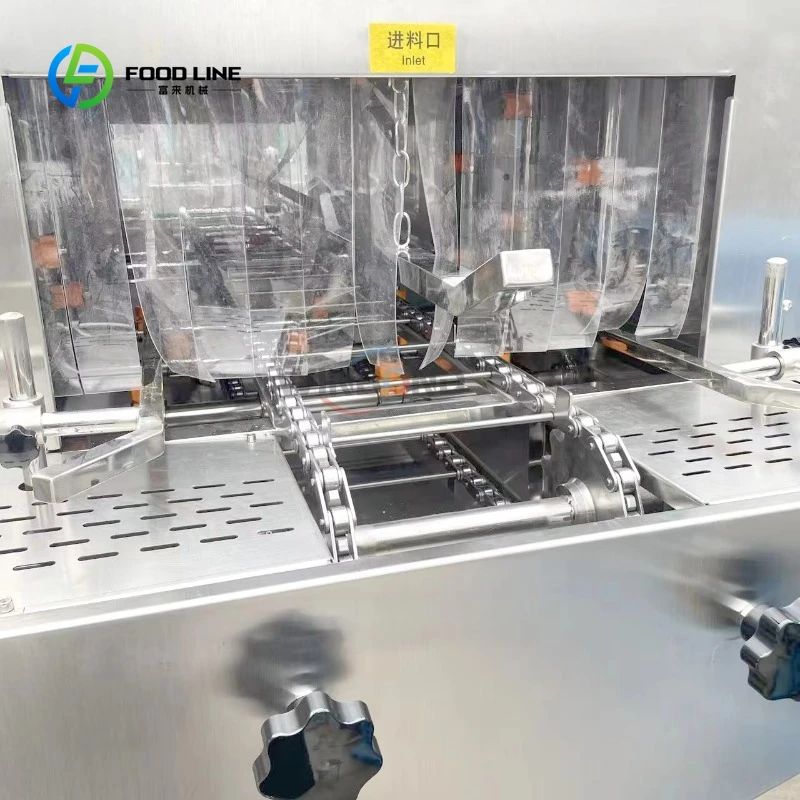 Customized Automatic Basket Washing Machine for Vegetable, Seafood & Egg Crates, Oil Stain Removal