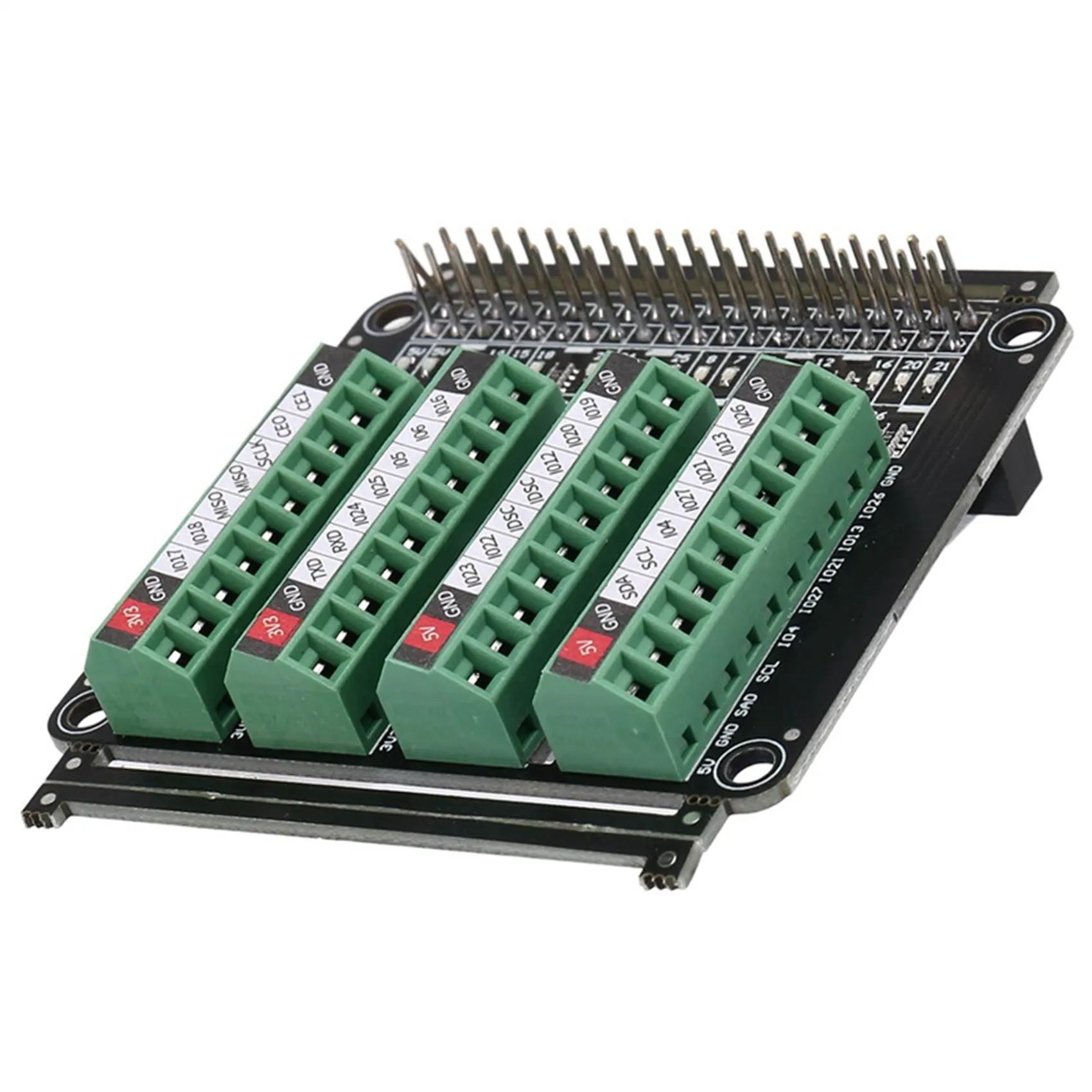 WHQT GPIO LED لوحة القطع الطرفية لـ Raspberry Pi A + 3A + B + 2B 3B 3B + 4B