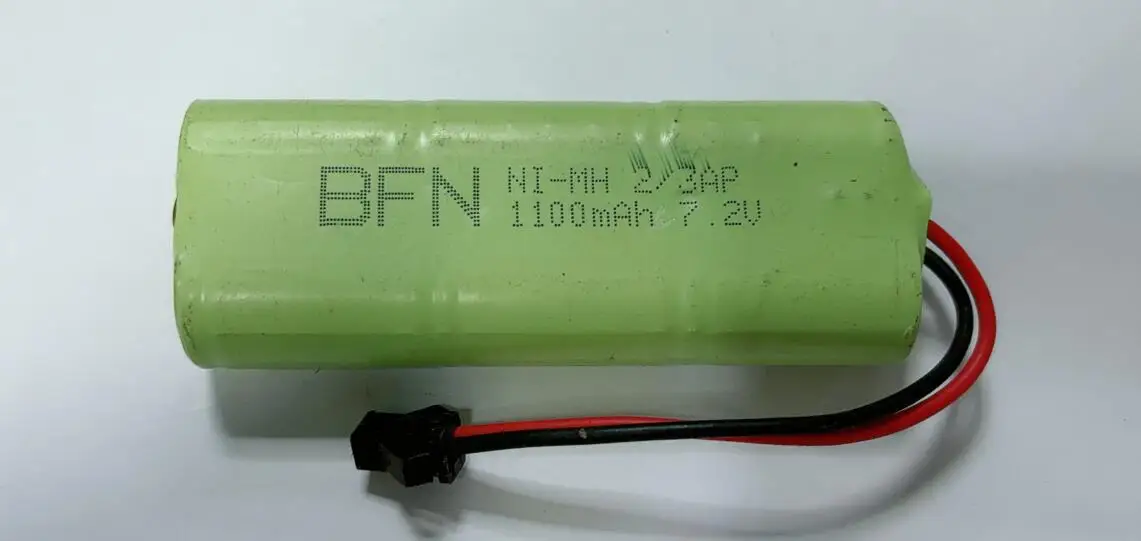 

BFN 2/3A 7.2V 1100MaH NiMh Battery (E037) With SM connector plug For RC Car Boat Truck