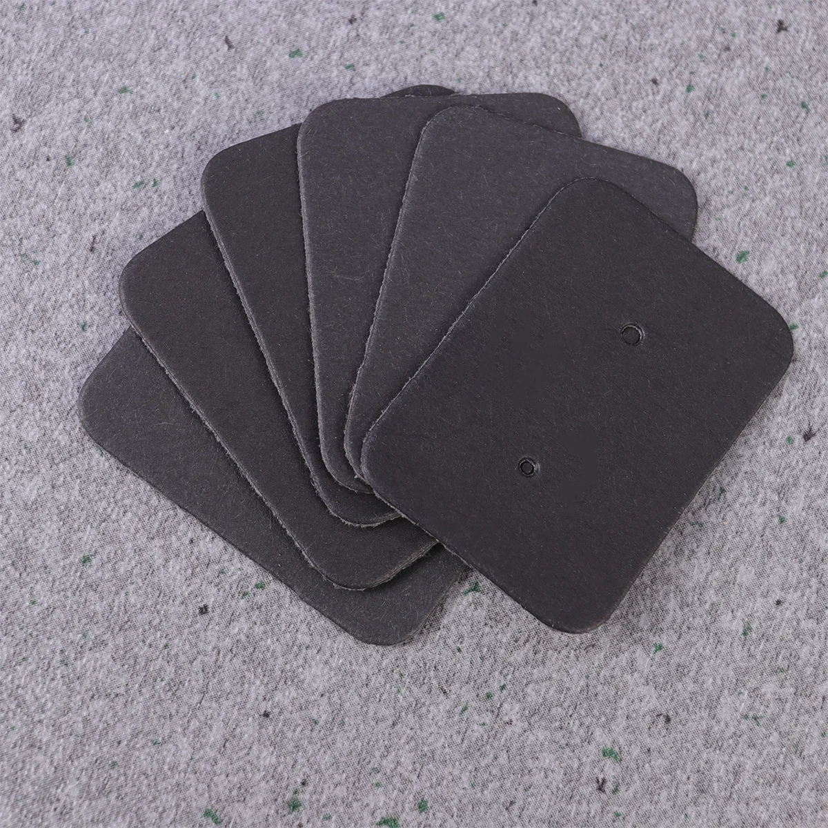 

100Pcs Earring Holder Blank Kraft Paper Cards Pre-Cut Holes for Earrings Display Jewelry Tag DIY Craft Packaging and