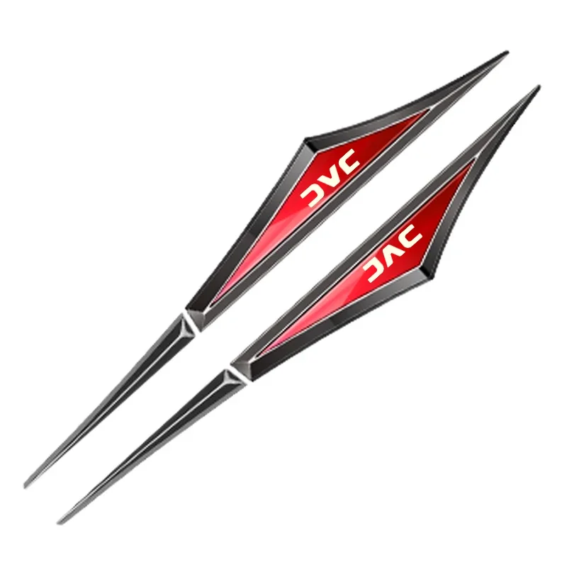 JAC Car 3D Alloy Decorative Stickers Metal Style Trim for Refine S2 S4 S5 J3 J5 J6 J7 JS3 JS4 X70 Accessories