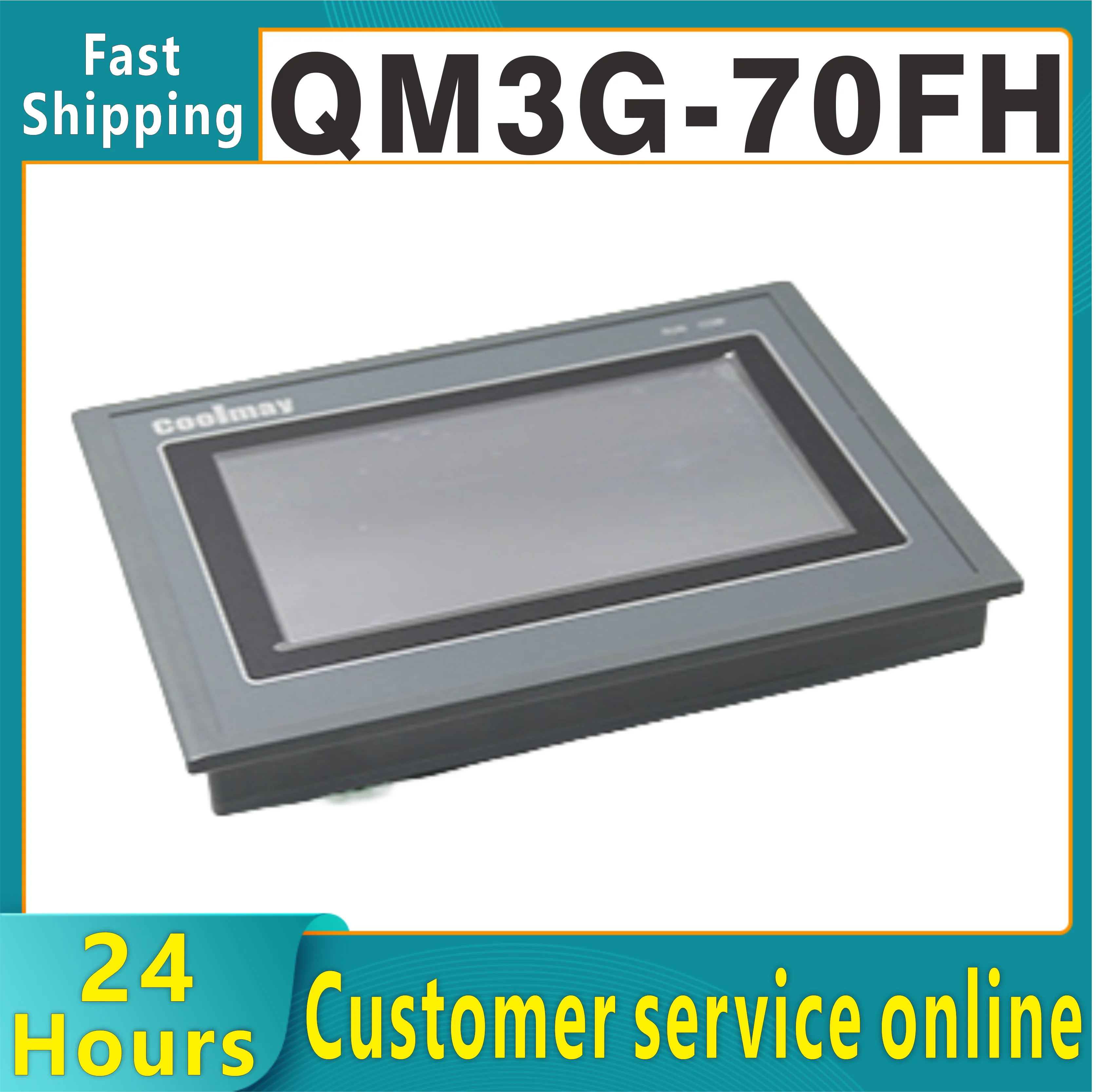 Digital Programmable Logic Controller All-in-one machine Coolmay 7 Inch HMI PLC Touch Screen QM3G-70FH
