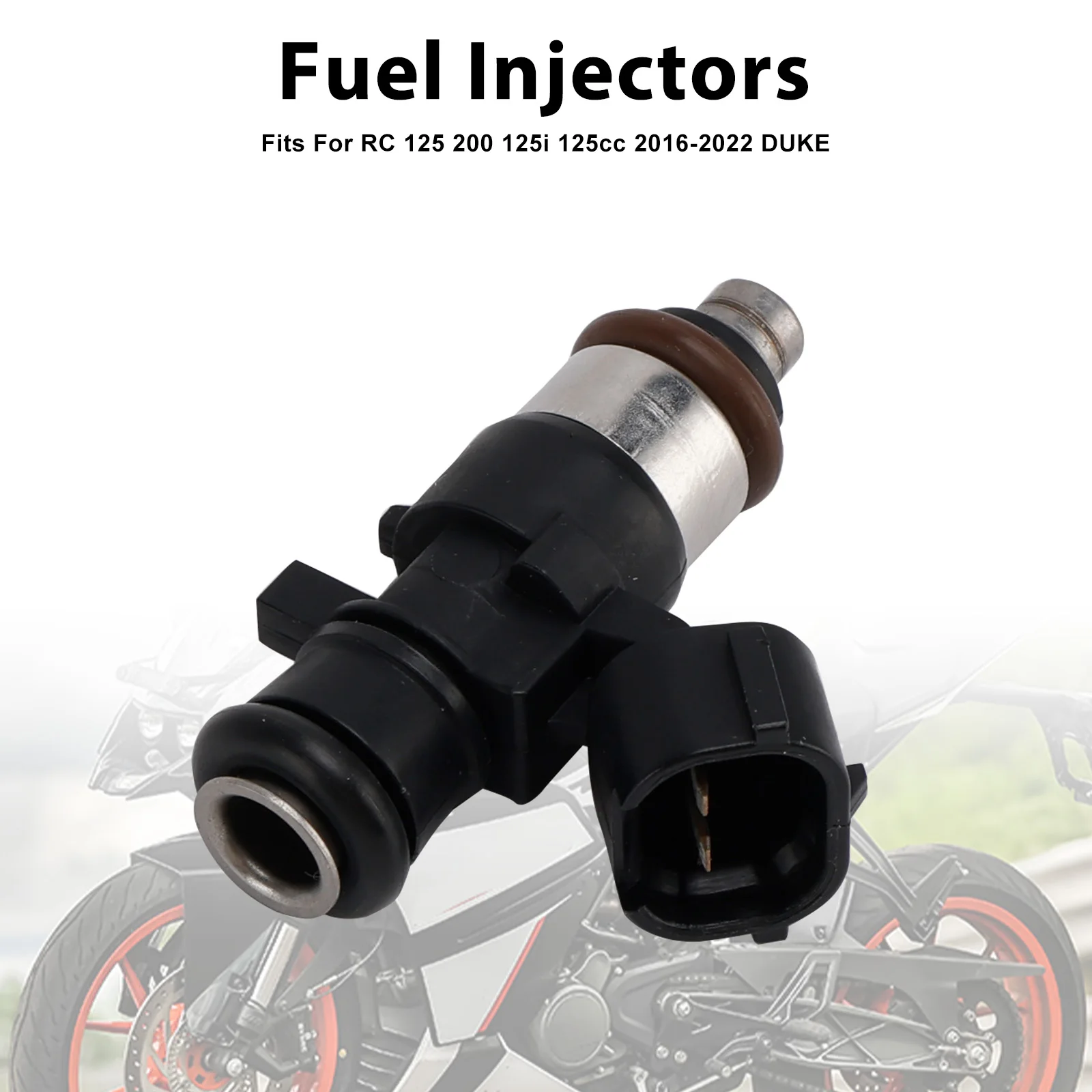 

Топливные форсунки Topteng 0280158281 0280158675 подходят для RC 125 200 125i 2016 2017 2018 2019 2020 2021 2022 DUKE