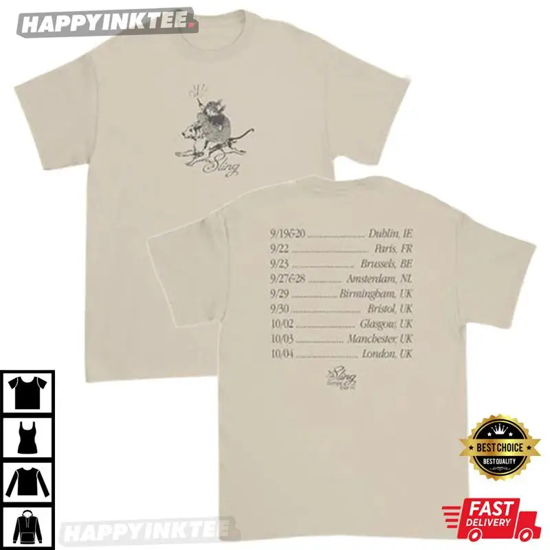 Clairo Merch 5 Years Of Sling Collection Sling Script T-Shirt