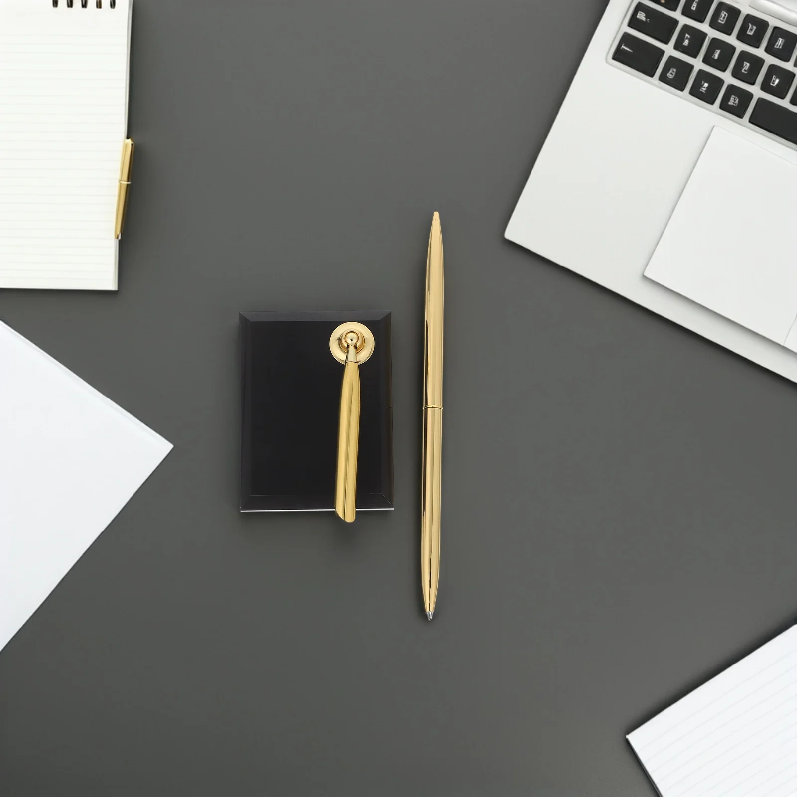 

Sign In Pen: Metal Ballpoint With Acrylic Base For Smooth Writing Stable Desk Display Reception Counter Guest Book Wedding