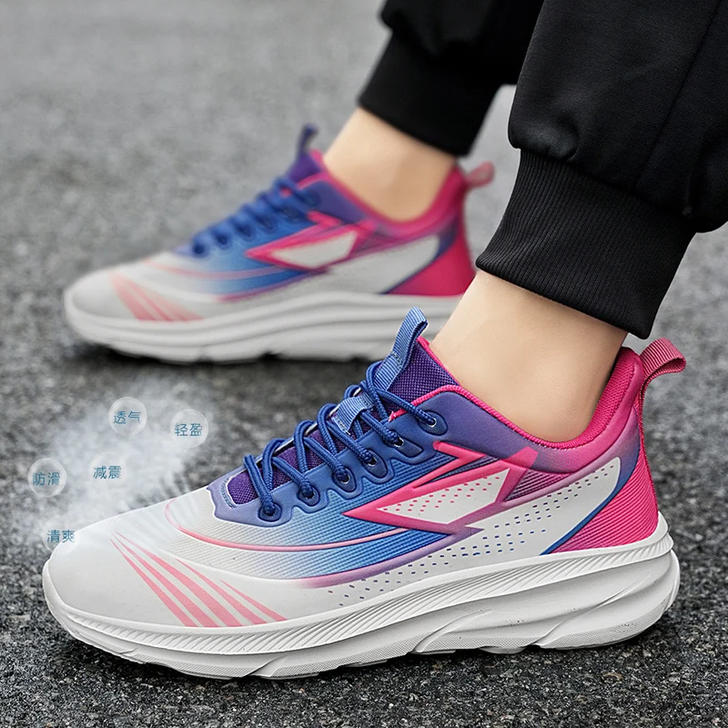 

Men's Shoes Breathable All-match Mesh Shoes Casual Sports Trendy Shoes Men's All-match Wear-resistant Running Shoes for Men