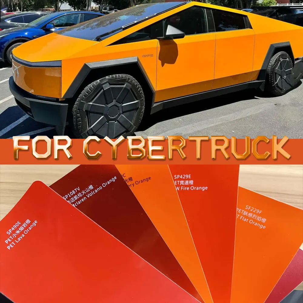

For Tesla Cybertruck 2024 Matte PPF Car Paint Protection Film Clear Bra Decal Anti-Scratch TPU Invisible Body Sticker Accessorie