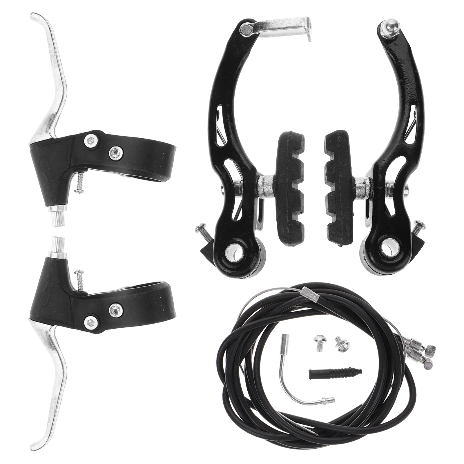

Brake Lever Foldable Bike Brakes Set V Type Disc Grips Cable Parts Mountain Bicycle Cycling Accessories Hardware Kit Bike Brake