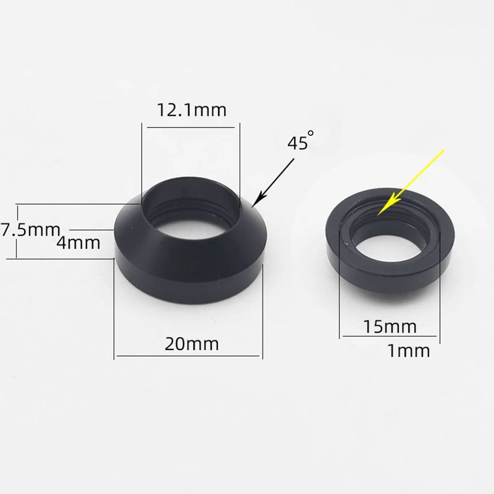 Megbízható Hasznos Túl Hajtótengely Csavaralátét Bicikli 1-3g Alumínium Keverés Bicikli m12x3/7.5mm m15x0.2/5mm Túl Hajtótengely Csavaralátét Sztrájktörő