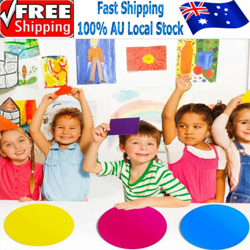 10Pcs Colorful Dry Erase Dot Decals Vinyl Adhesive Circles Removable Repositionable Whiteboard Wall Desk Teaching Training Tool