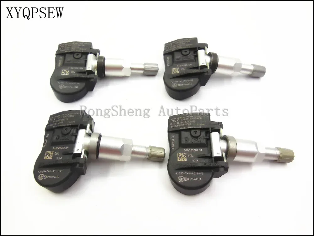 

XYQPSEW 4 шт. для датчиков давления воздуха в шинах Honda Acura OEM, TPMS, 42753-TX4-A512-M1, комплект из 4 шт.