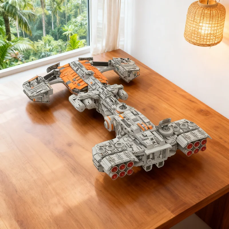 

13906 деталей MOC Bunker Buster NINKA Star Battle UCS: Конструктор, креативный подарок, DIY-декор для взрослых и детей, премиум-класс, для рабочего стола