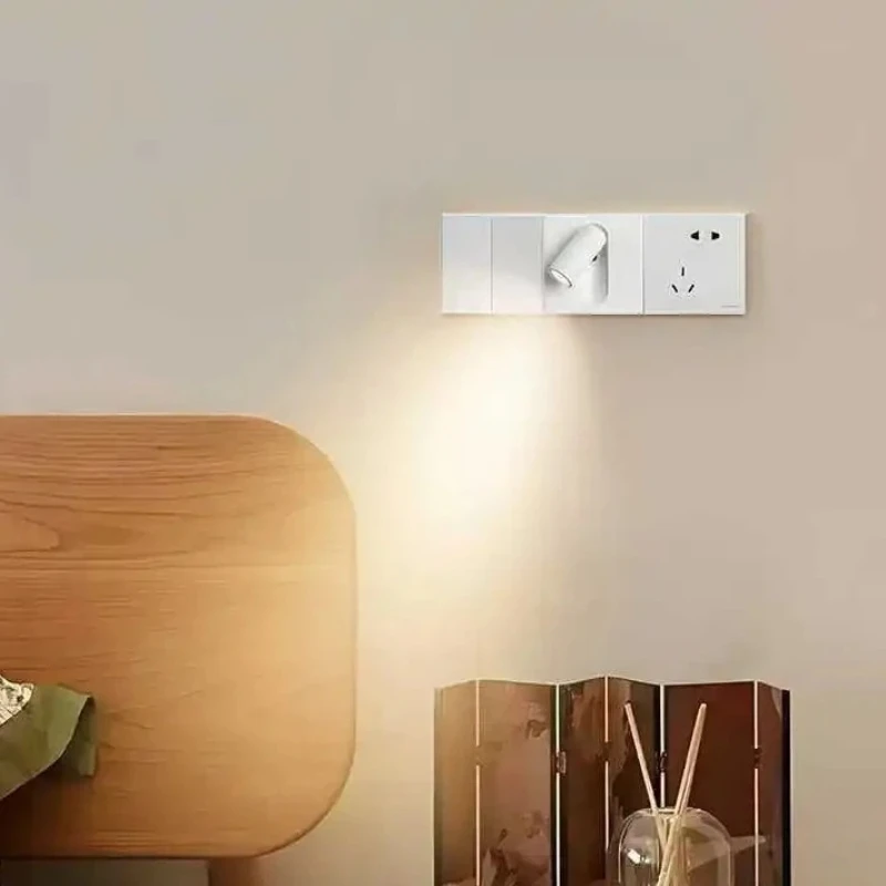 

Настенный светильник для чтения, специальный настенный точечный светильник для спальни отеля, современный встроенный вращающийся светильник для чтения, декоративная лампа для дома