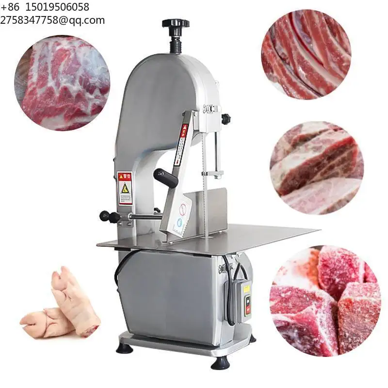 Professional Meat Saw 250 Model Fresh Meat Saw Cutter 3hp Table Top 1650mm Frozen Meat Saw Blade