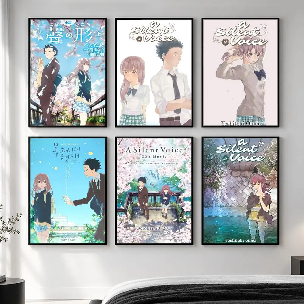 anime A Silent Voice Poster  HD Poster Simple Home Decoration Suitable for Living Room Bedroom Corridor Gift Giving