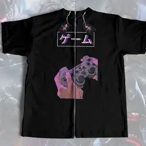 Gaming Japanese art style t-shirt, Video game shirt