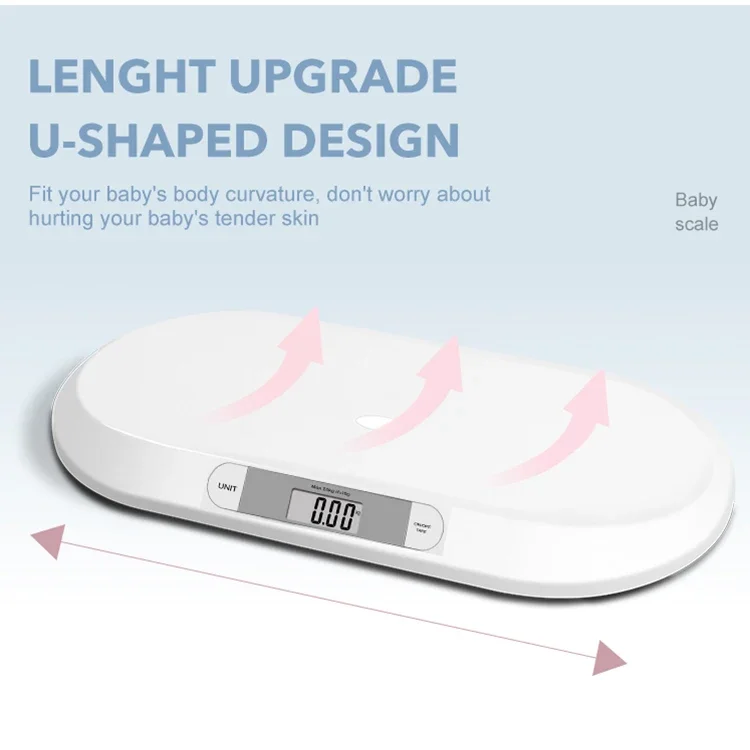 Good Price Blue tooth Smart 20KG White Measure Infant Digital Weight Electronic Weighing Baby Scale