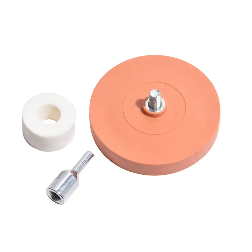 Rubber Removal Tool Decal Removal Wheel Graphic Removal Compact Size Options Easy Drill Compatibility Efficient Decal Removal