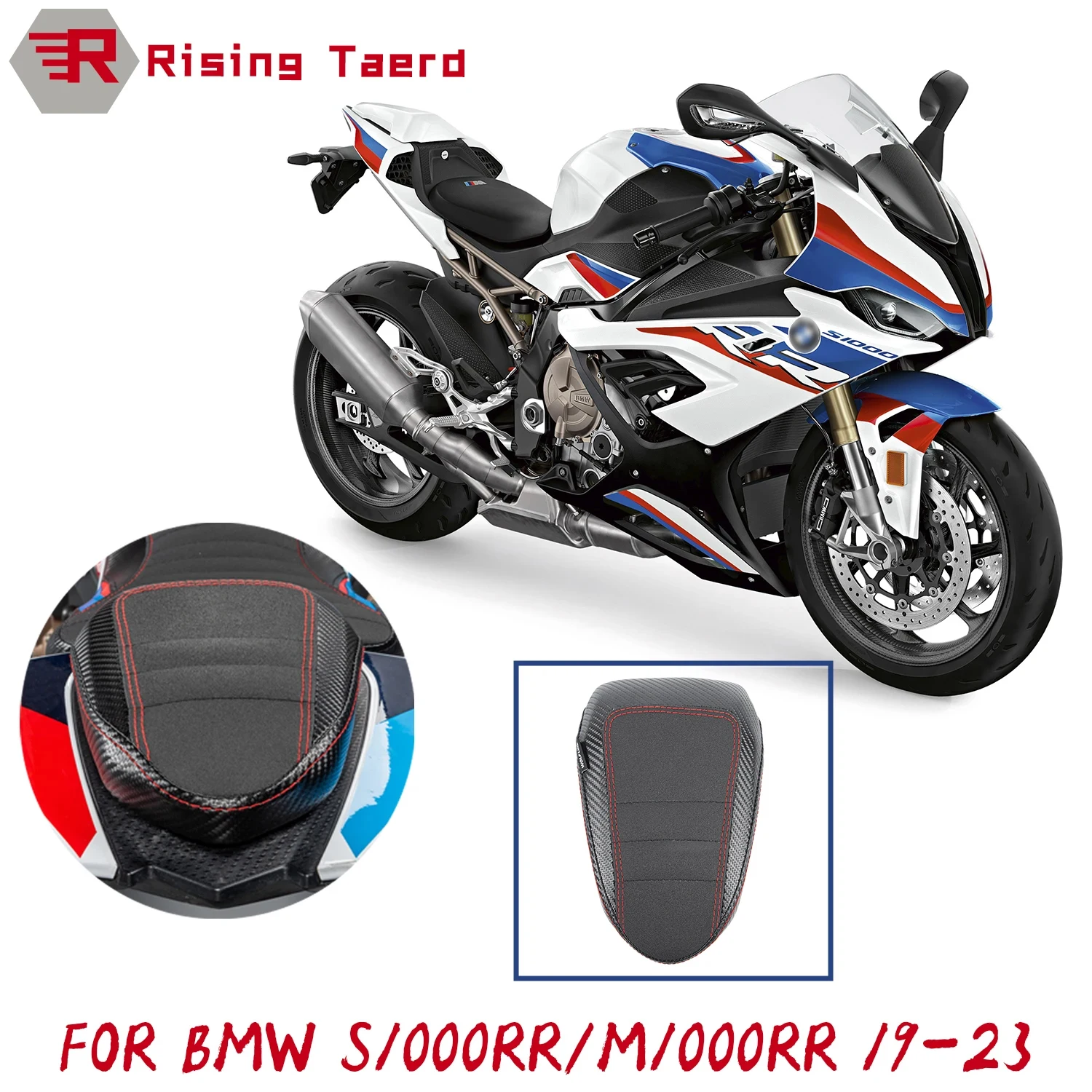 Motorcycle Rear Passenger Solo Seat Comfortable Cowl Cushion Pad Synthetic Leather For BMW S1000RR S 1000 RR 2019 2020 2021 2022