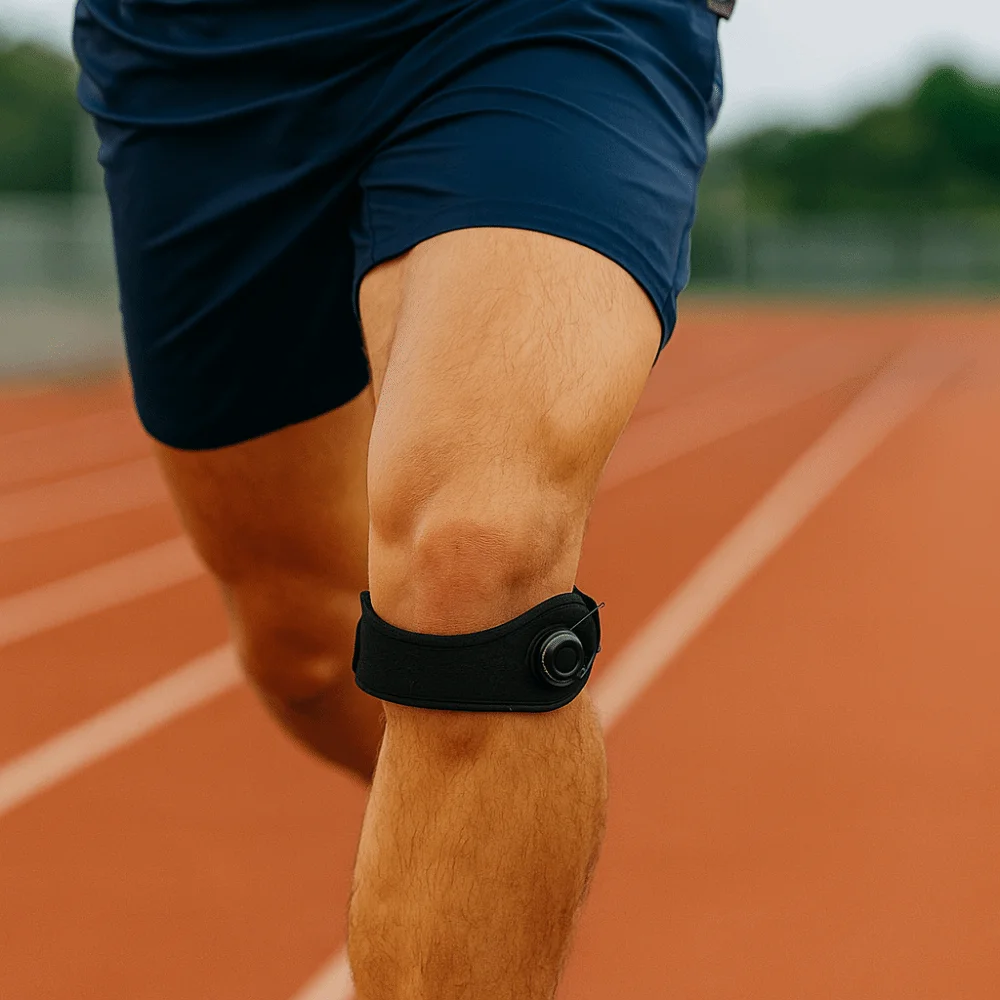 Adjustable Knob Sports Knee Guard Band Protecting Meniscus Prevent Ligament Strain Patellar Strap Knee Pads Tendon Injury