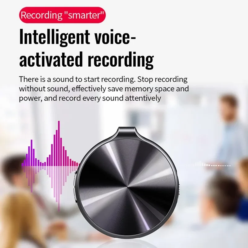 Portable Actiaved Recorder 4GB-64GB Mini Keychain Voice HD Noise Reduction Microphone Digital Audio Sound Recording MP3 Player