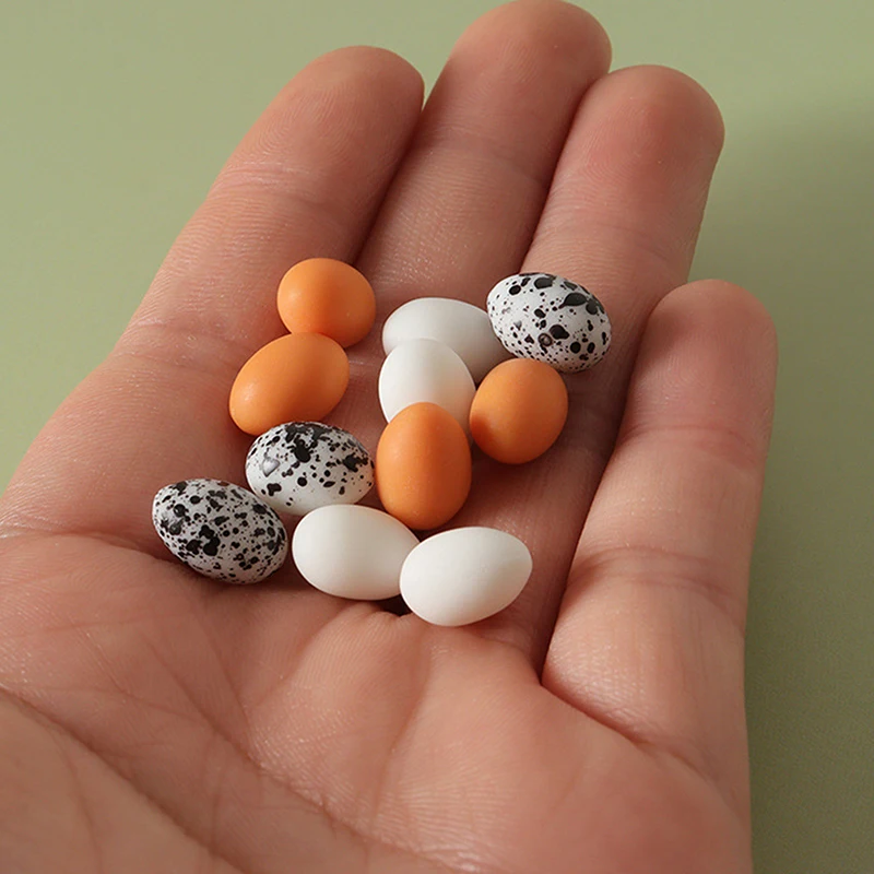 Conjunto de comida para brincar em miniatura, caixa de ovo e ovos para casa de bonecas 1/12 para brincar de cozinha, acessório seguro para crianças e colecionadores