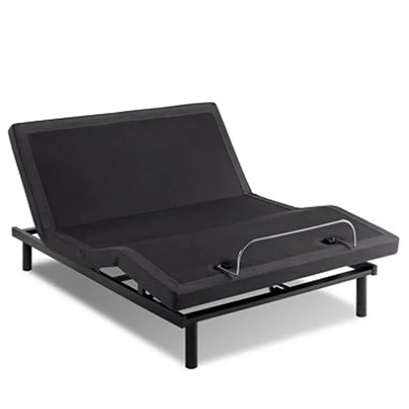 

Intelligent lifting bed frame remote control electric bed multi-function adjustment solid wood fabric bed