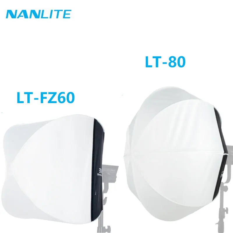 

Nanlite LT-FZ60 LT-80 Lantern Softboxfor Forza 60 60B 200W 300 500 Bowens Mount Photography lights Accessories Soft box