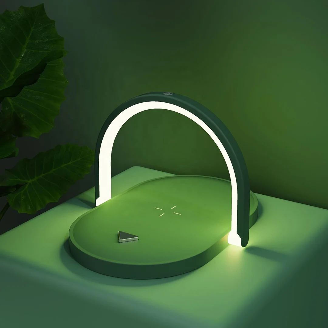 

3 in 1 Night Light Phone Stand Holder Magnets Magnetic Wood Fast Charger Plate for iPhone Accessories Magnetic Wireless Charger