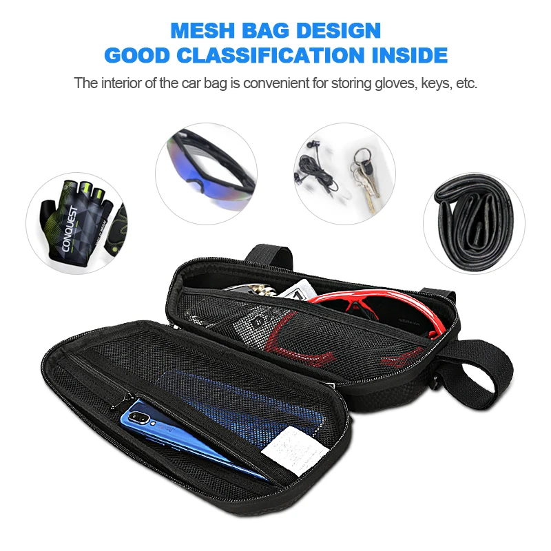 Motorcycle Side Bags Saddlebags For Motorcycles Waterproof Shell Triangle For BMW G310R Benelli Bicycle Side Bag