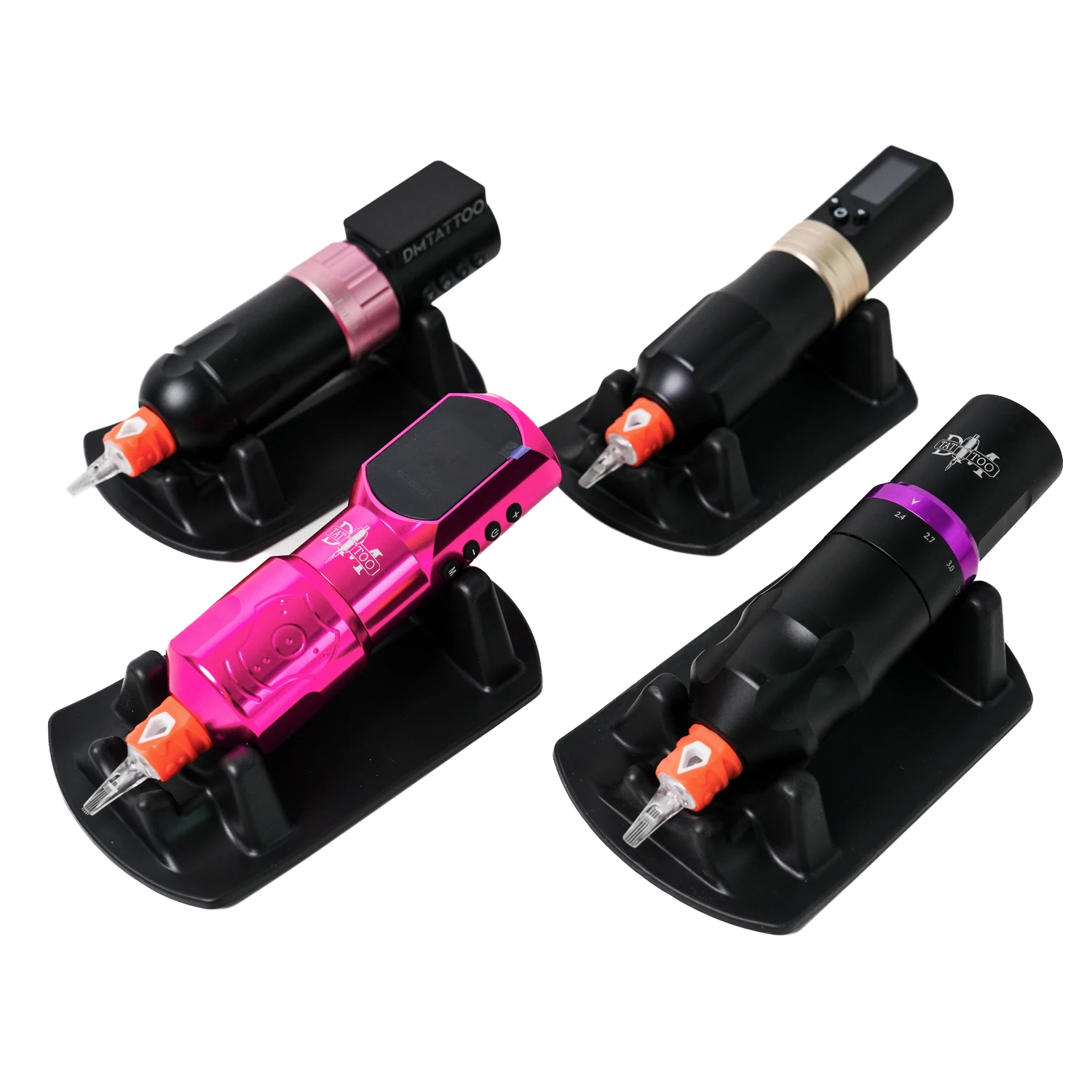 

DM Tattoo Pen Holder Silicone Tattoo Machine Holder Eyebrow Tattoo Pen Holder Stand Rack Tray Tattoo Accessories Tattoo Supplie
