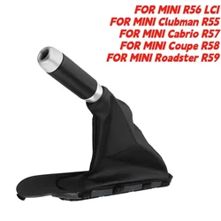 For MINI R56 For Clubman R55 For Cabrio R57 For Coupe R58 Gear Lever Boot Handbrake Grips Gear Shift Knob Hand Brake Parking