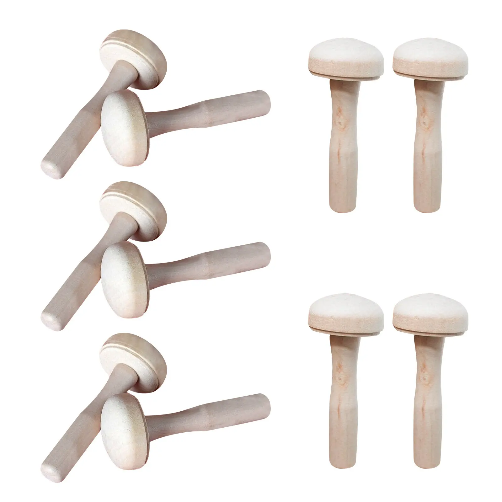 10pcs-children-wood-mushroom-printmaking-tools-creative-ink-rubbing-roller-safe-smooth-edges-educational-craft-supplies-for-diy