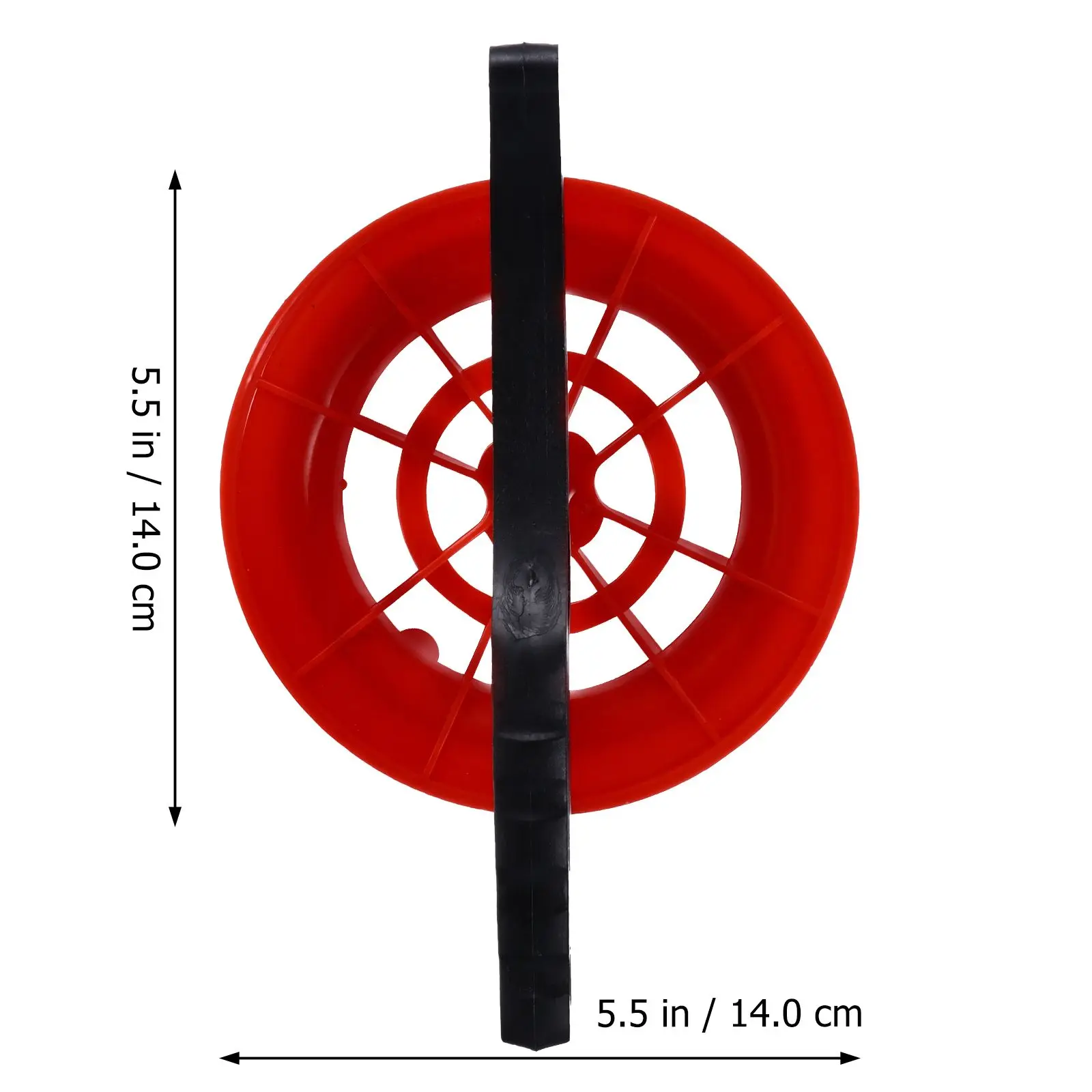 2 Stücke Kunststoff Rad Kite Line Reel ABS Welle Kite Flying Tools Glatte Spulen Großer Schutz Bequemer Griff Rot