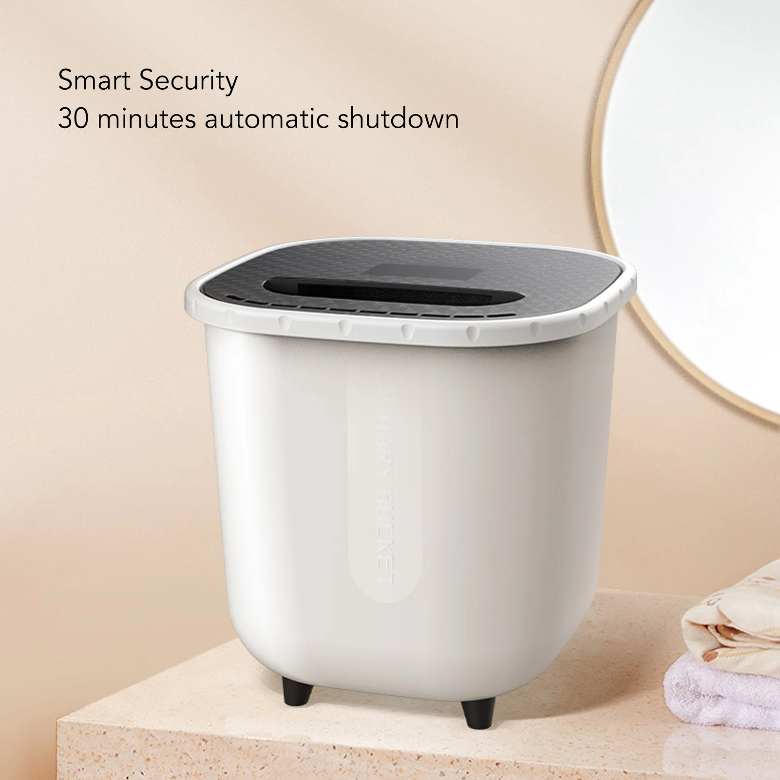 6L Mini Washing Machine Forward and Reverse Rotation USB Power Supply Automatic Power Off Portable Mini Underwear Washer