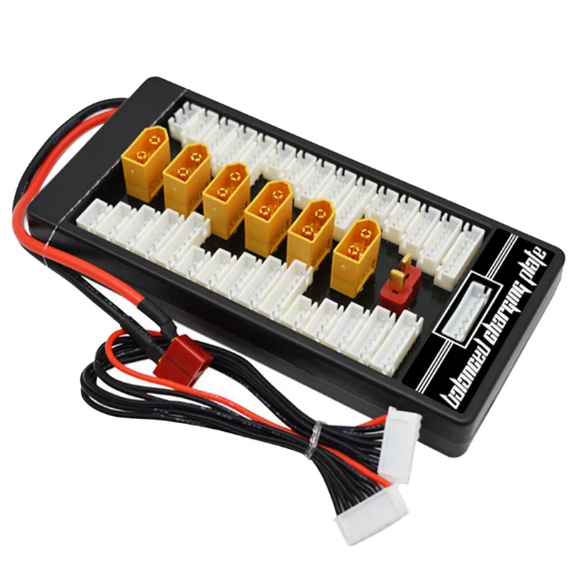 GTBL 5X Multi 2S-6S Lipo Parallel Balanced Charging Board XT60 Plug For RC Battery Charger B6 B6AC B8,XT60 T