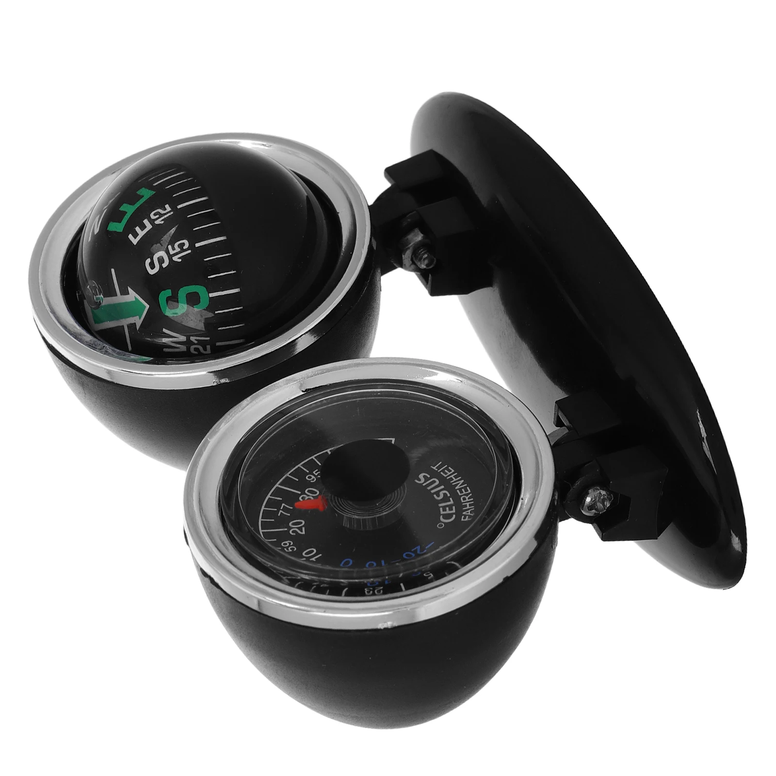 

Dashboard Compass For Cars Boats Two-In-One Multifunction Guide Ball Automotive Navigation Tool Vehicle Compass Suction